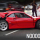 Image for article titled $500,000 Ferrari F40 Crashed After Someone Foolishly Drives It In The Rain